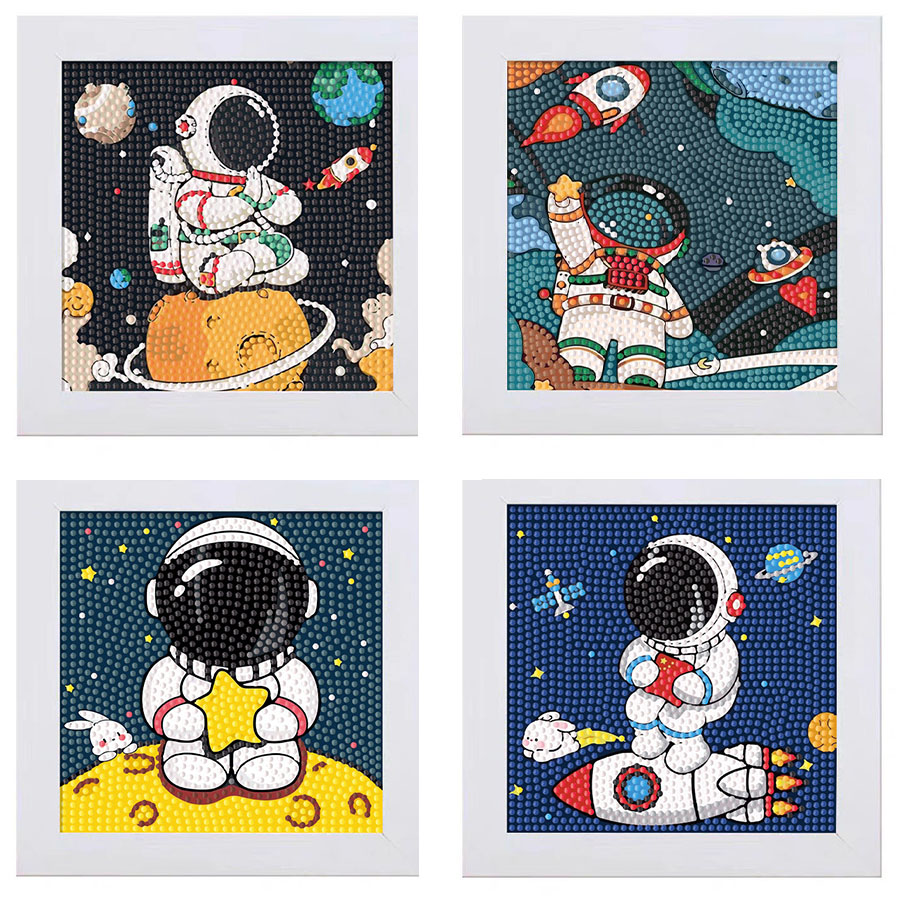 Embroidery Embellishments - Pintura Decorativa 5D DIY de Astronauta