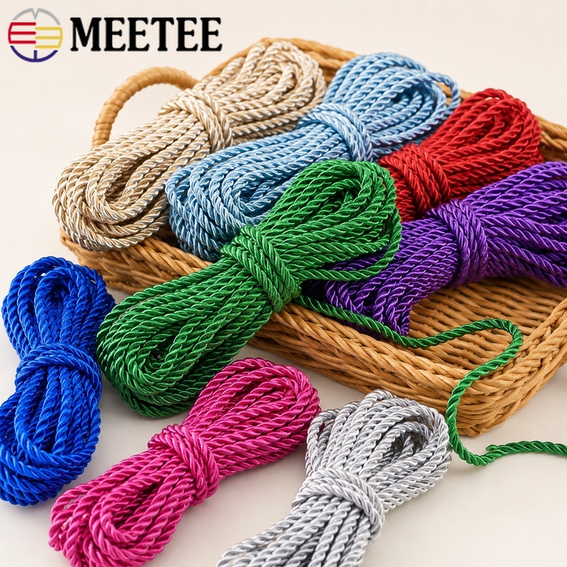 Cord Trim Twisted - Corda de Algodão Nylon Trançada de
