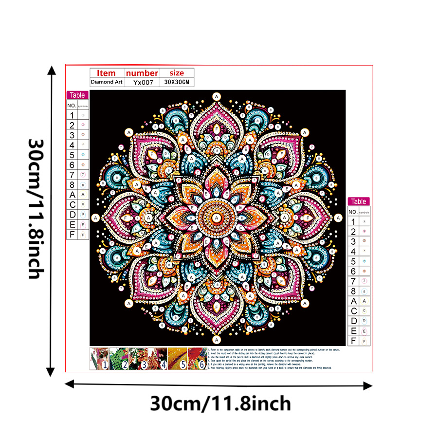5d diy pintura diamante flor k - Embellishment Crafts avaliação e preço