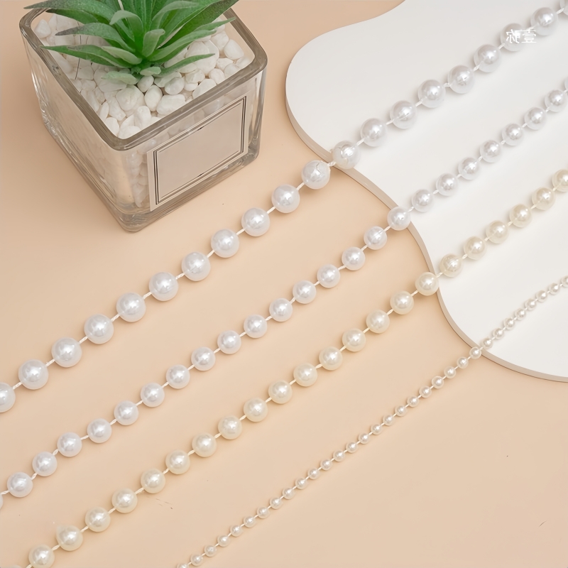 2/5m abs imitação de pérola gr - Pearl Trim Chain avaliação e preço