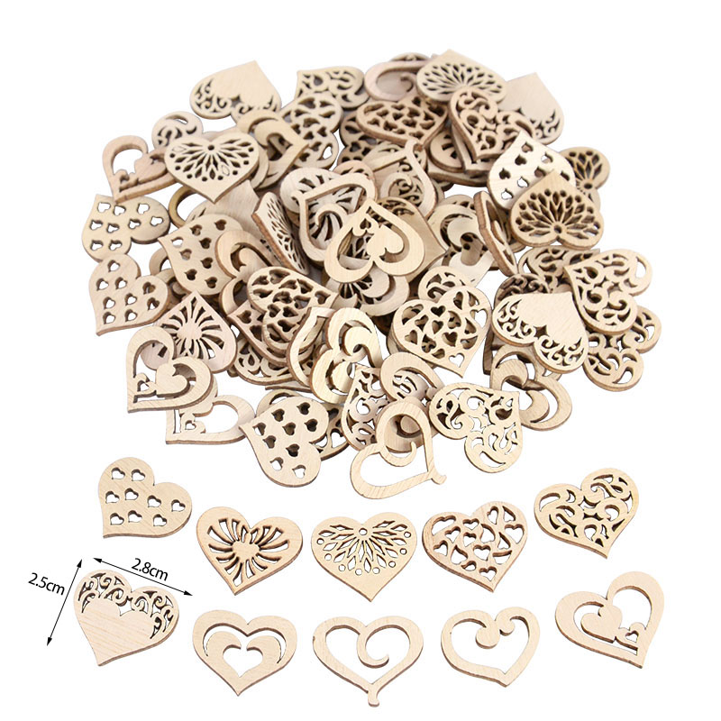 50/100 pçs oco coração padrão  - Embellish Craft avaliação e preço