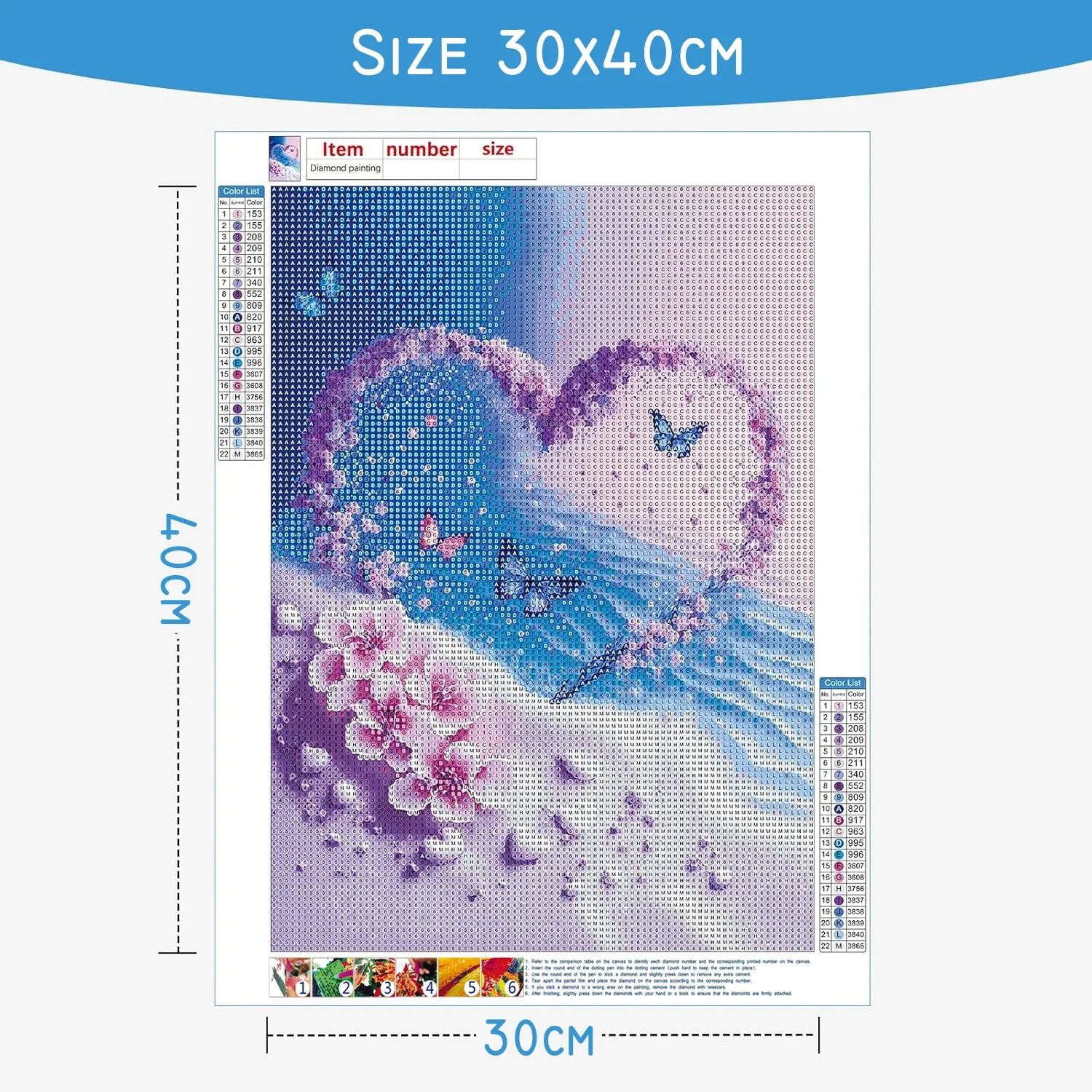 1 peça Pintura Diamante Sem Mo - Embroidery Embellishments avaliação e preço