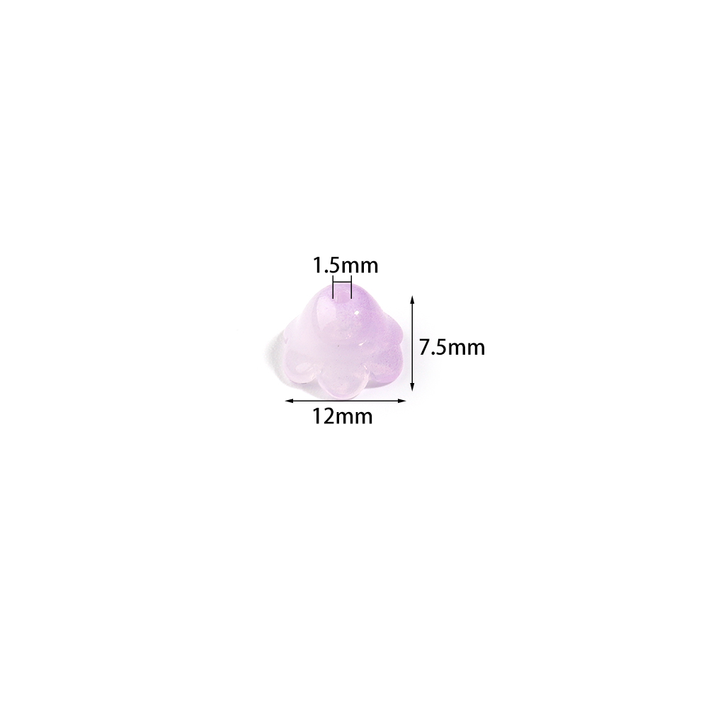 50pcs 12x7.5mm colorido lírio  - Embellishment Crafts avaliação e preço