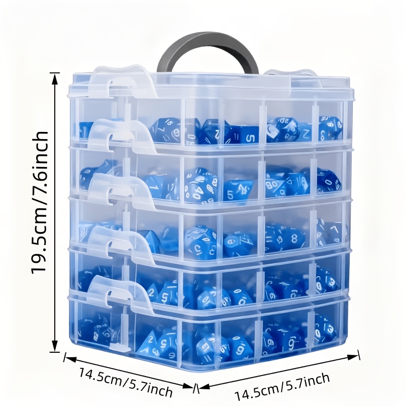 Caixa de armazenamento transpa - Craft Embellishment Storage avaliação e preço