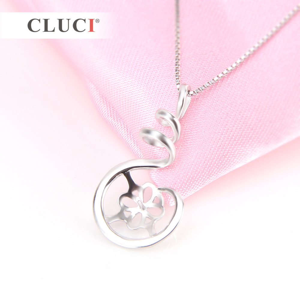 Cluci 925 pingente de prata es - Pearl Trim Chain avaliação e preço