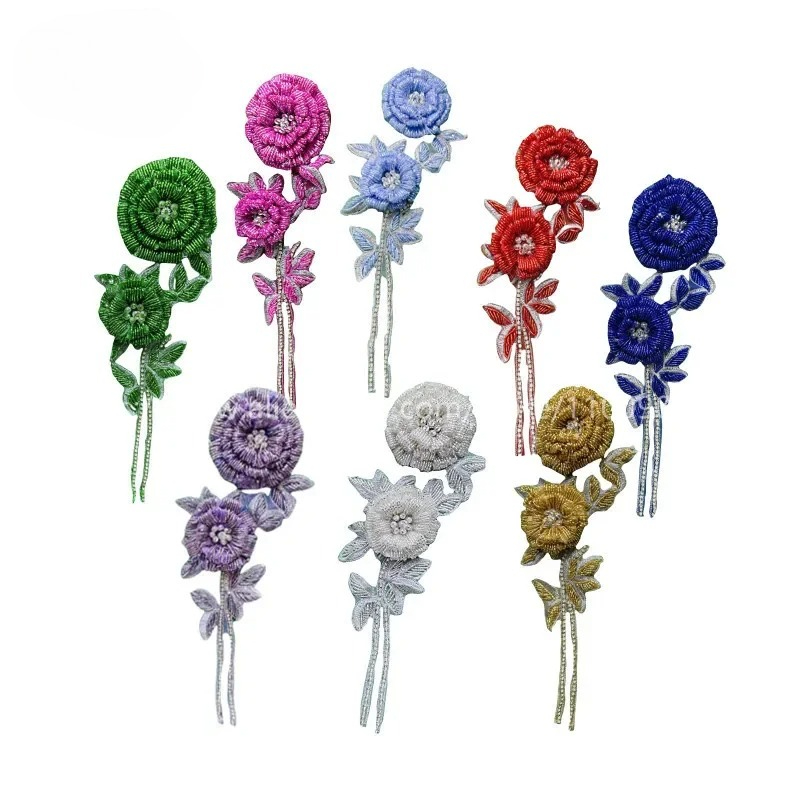 NOVAS flores de peito rosa mul - Applique Patch Flower avaliação e preço