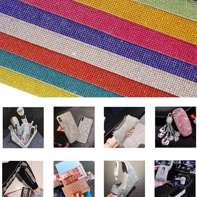 12x20cm auto adesivo strass ad - Hotfix Rhinestone Sheet avaliação e preço